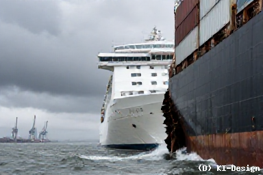 Kreuzfahrtschiff rammt zwei Schiffe – meterlanger Riss bei Containerschiff, Reise abgebrochen